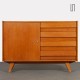 Vintage oak storage unit by Jiri Jiroutek, model U-458, 1960s - Eastern Europe design