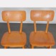 Suite de 4 chaises produites par Ton, 1960 - Design d'Europe de l'Est