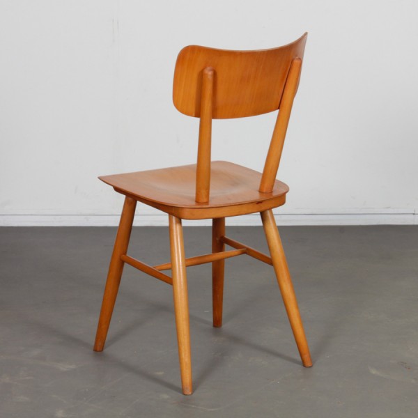 Suite of 4 chairs produced by Ton, 1960 - Eastern Europe design