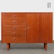 Vintage wooden chest of drawers, Czech production, 1960s - 