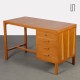 Vintage wooden desk from the 1970s - Eastern Europe design