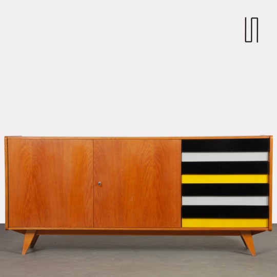 Enfilade en chêne par Jiri Jiroutek, modèle U-460, 1960 - 