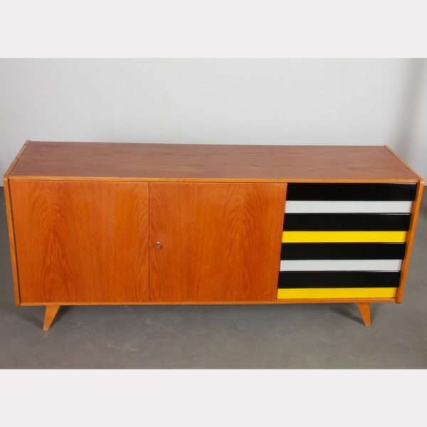 Oak sideboard by Jiri Jiroutek, model U-460, 1960s - 