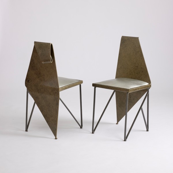 Suite de 5 chaises Olta par Yves de la Tour d'Auvergne, 1989 - 