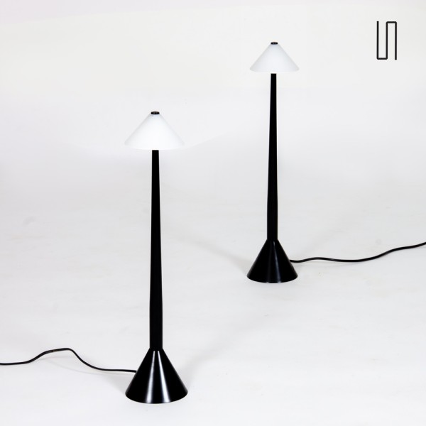 Paire de lampes Diabolo par Yamo pour Kobis Lorence, circa 1990 - Design Français