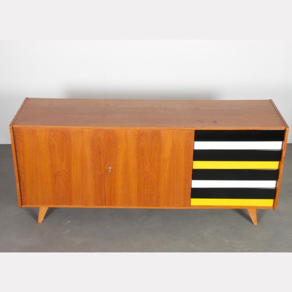 Oak sideboard by Jiri Jiroutek, model U-460, 1960s - 