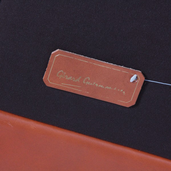 Fauteuil en cuir par Gérard Guermonprez, 1970 - Design Français
