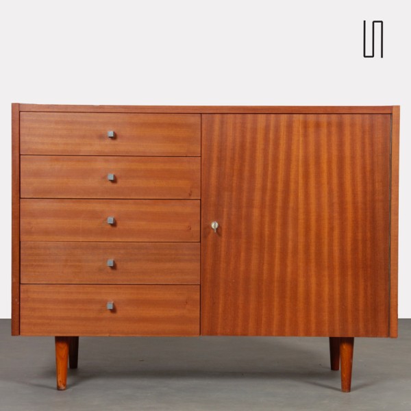 Vintage wooden chest of drawers, Czech production, 1960s - 