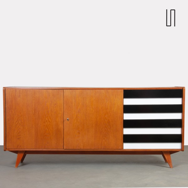 Oak sideboard by Jiri Jiroutek, model U-460, 1960s - 