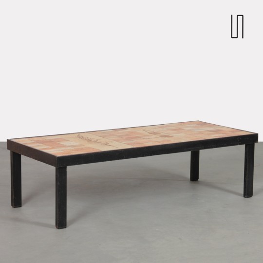 Table basse par Roger Capron pour Vallauris, 1960 - 