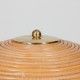 Rattan, bamboo and brass table lamp, 1960s - 