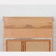 Rattan coat rack published by Uluv in the 1960s - 