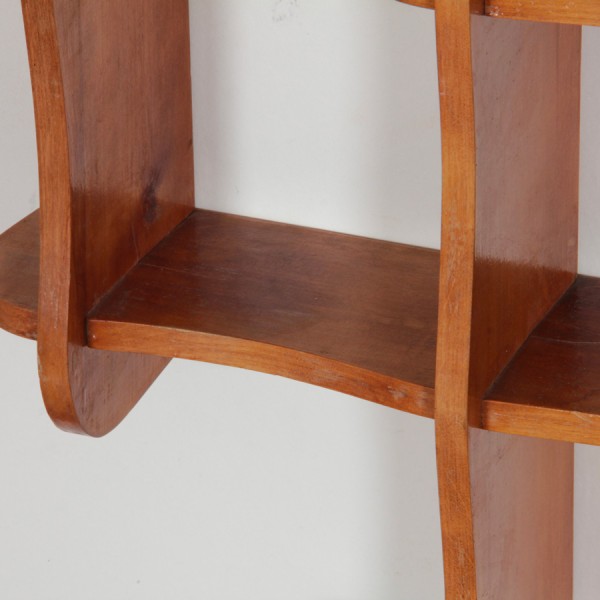 Vintage wooden shelf, 1960 - 