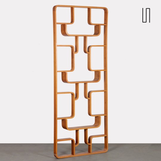 Czech mahogany room divider by Ludvik Volak, 1960s - Eastern Europe design