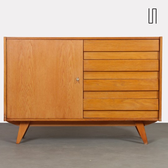 Commode vintage par Jiroutek pour Interier Praha, modèle U-458, 1960 - Design d'Europe de l'Est