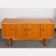 Gouge-worked pine sideboard, 1960s - 