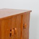 Gouge-worked pine sideboard, 1960s - 