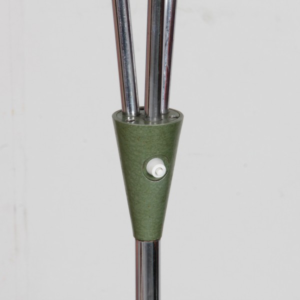 Vintage metal floor lamp by Lidokov, circa 1960 - Eastern Europe design