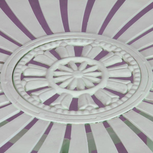 Round metal garden table, 1990s - 