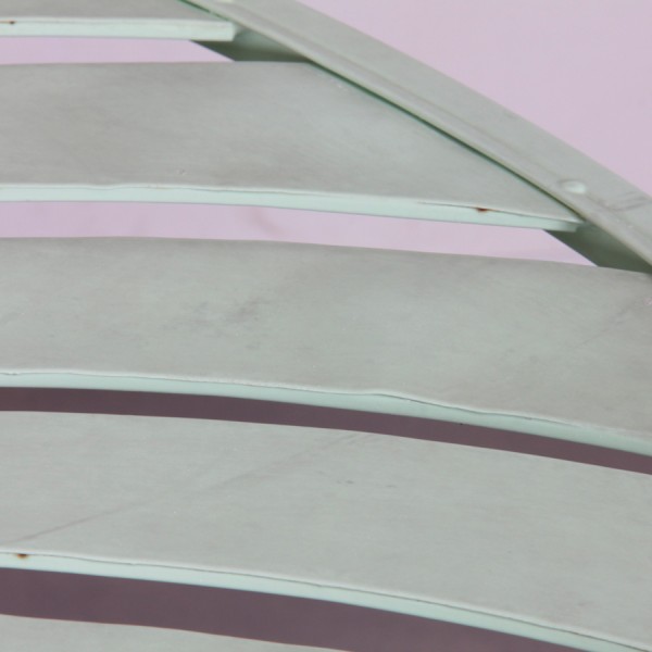 Round metal garden table, 1990s - 