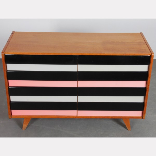 Vintage chest of drawers by Jiri Jiroutek, model U-453 from the 1960s - Eastern Europe design