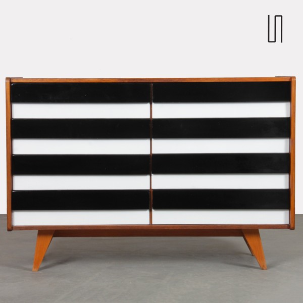 Vintage chest of drawers by Jiri Jiroutek, model U-453 from the 1960s - Eastern Europe design