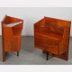 Pair of vintage nightstands dating from the 1960s - Eastern Europe design