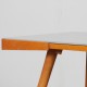 Wood and glass table by Jiri Jiroutek, 1960s - Eastern Europe design