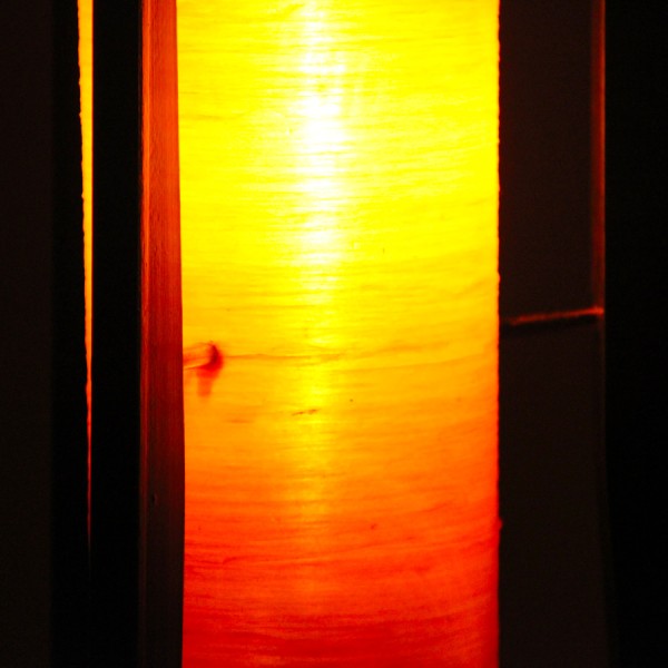 Fiberglass floor lamp produced by Novoplast, 1970s - Eastern Europe design