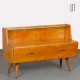 Rangement vintage en bois et verre, 1960 - 