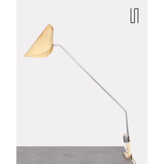 Huge lamp, metal and fiberglass, by Josef Hurka