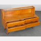 Rangement vintage en bois et verre, 1960 - 