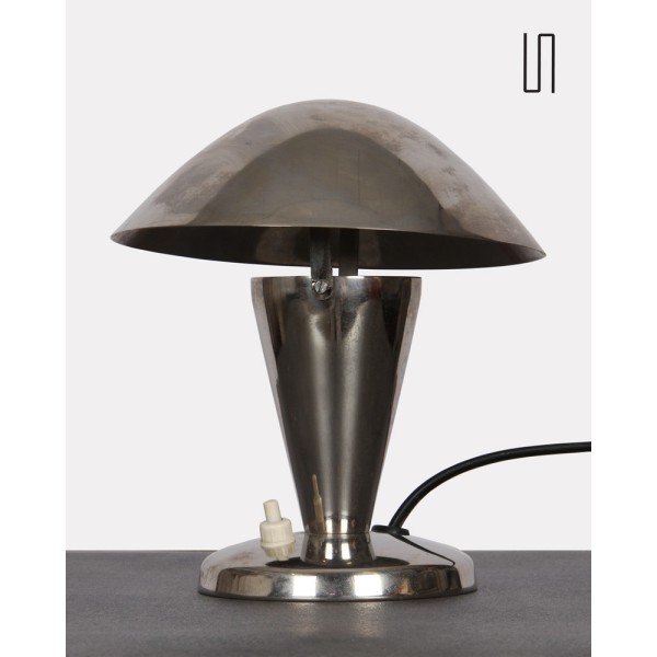 Lampe à poser en métal d'Europe de l'Est, 1940 - Design d'Europe de l'Est