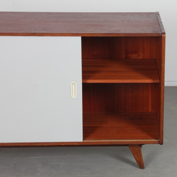 Oak chest, model U-452 by Jiri Jiroutek, 1960s - Eastern Europe design