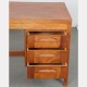 Vintage wooden desk from the 1970s - Eastern Europe design