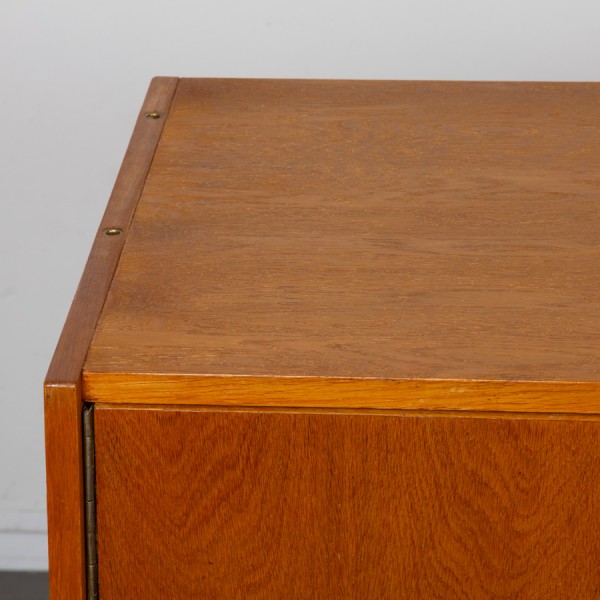 Vintage oak storage unit by Jiri Jiroutek, model U-458, 1960s - Eastern Europe design