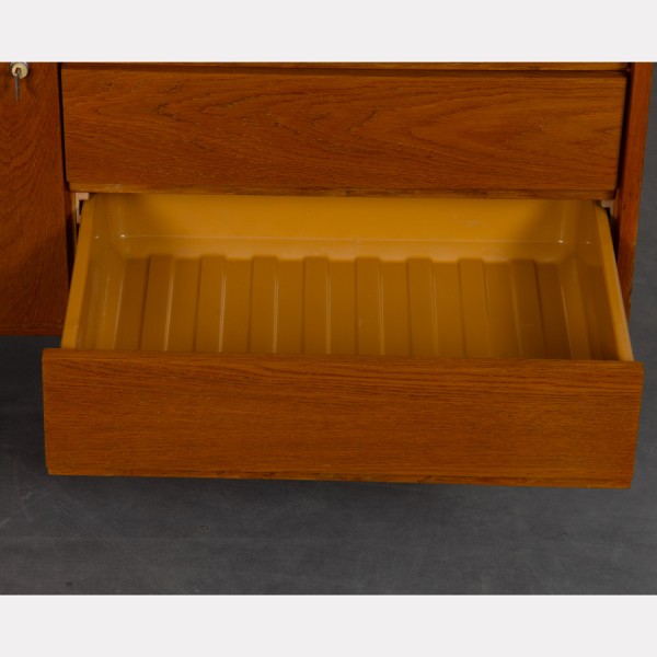 Vintage oak storage unit by Jiri Jiroutek, model U-458, 1960s - Eastern Europe design