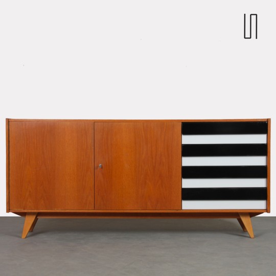 Enfilade en chêne par Jiri Jiroutek, modèle U-460, 1960 - 