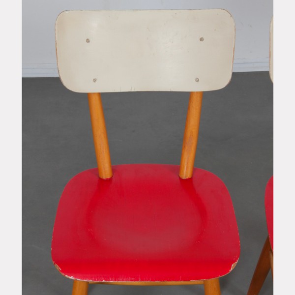 Paire de chaises produites par Ton dans les années 1960 - Design d'Europe de l'Est