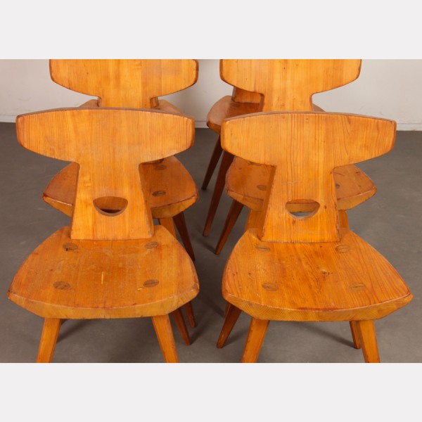 Suite de 6 chaises par Jacob Kielland-Brandt pour I. Christiansen, 1960 - Design Scandinave