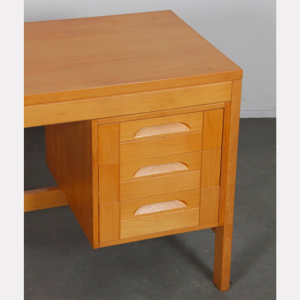 Vintage wooden desk from the 1970s - Eastern Europe design