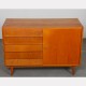 Wooden chest of drawers produced in Czech Republic, 1960s - 