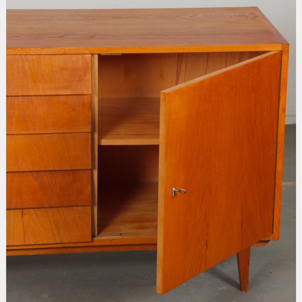 Wooden chest of drawers produced in Czech Republic, 1960s - 