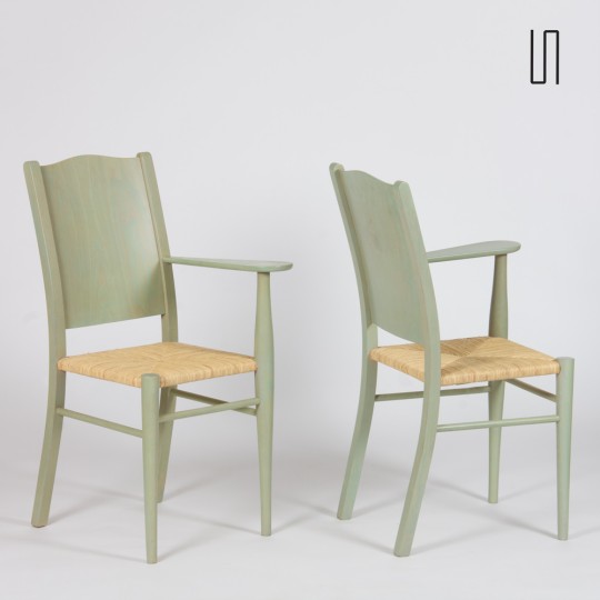 Pair of Anna Rustica chairs by Philippe Starck for Driade, 1989 - French design