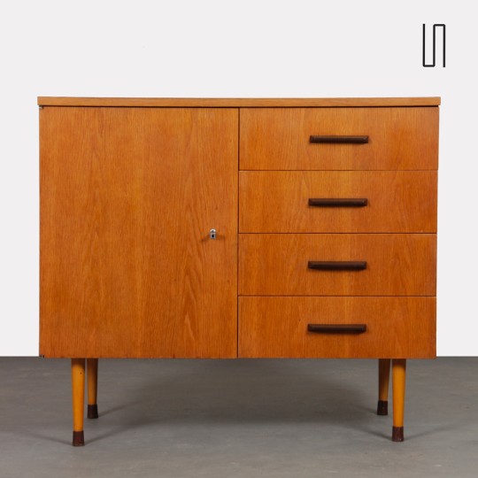 Vintage wooden chest of drawers edited by UP Zavody, 1960s - Eastern Europe design