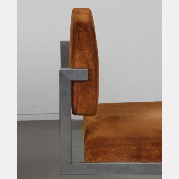 Paire de chaises en métal des années 1970 - 