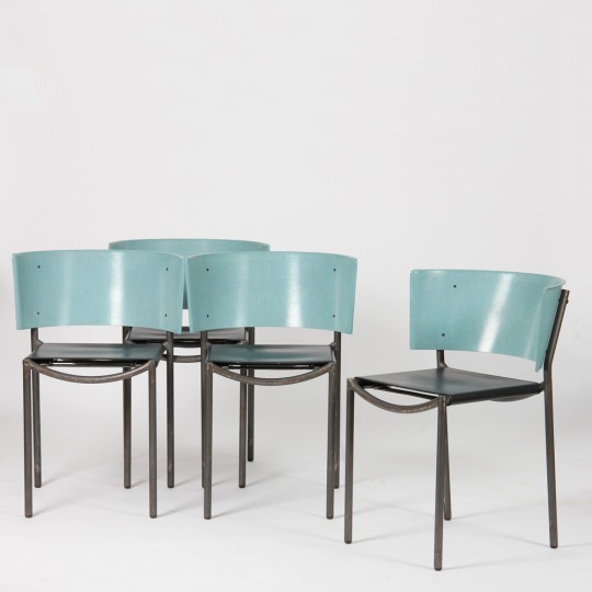 Set of 4 Lilla Hunter chairs, 1988 - 