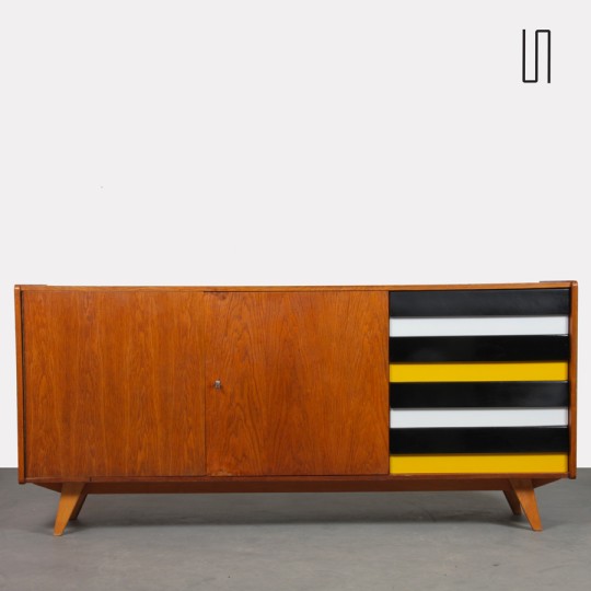 Enfilade en chêne par Jiri Jiroutek, modèle U-460, 1960 - 