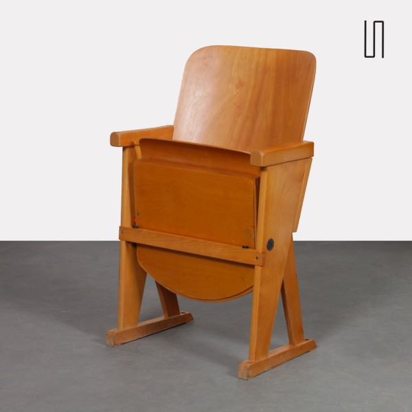 Chaise pliante en bois des années 1960 - 