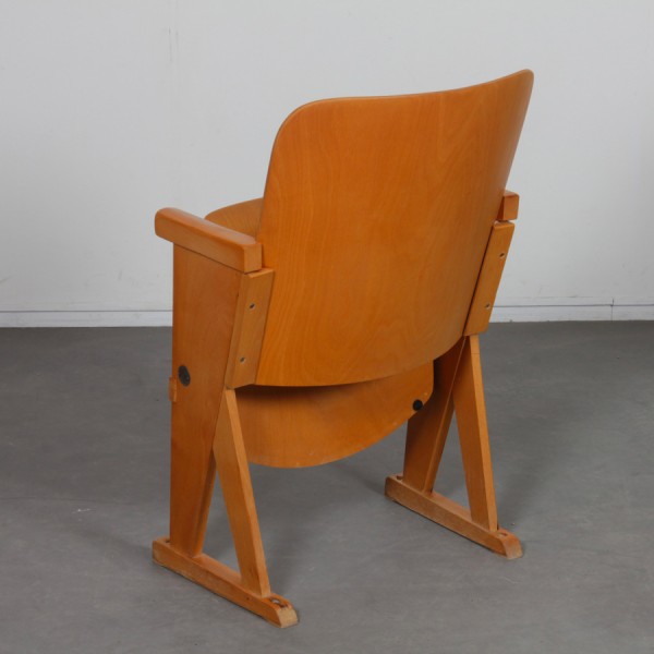 1960s wooden folding chair - 